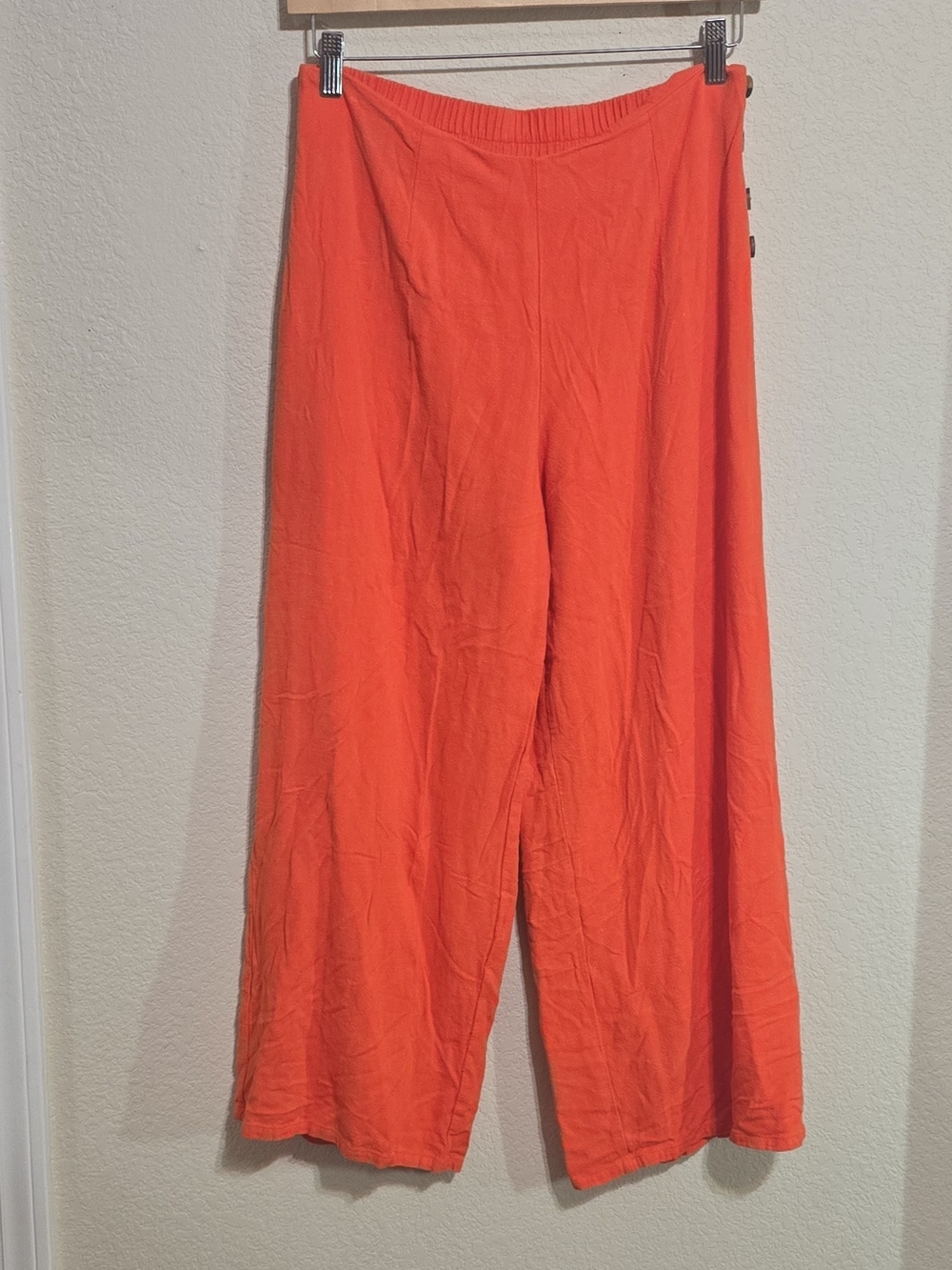 Sienna Sky Bright Orange Wide-Leg Women's Pants
